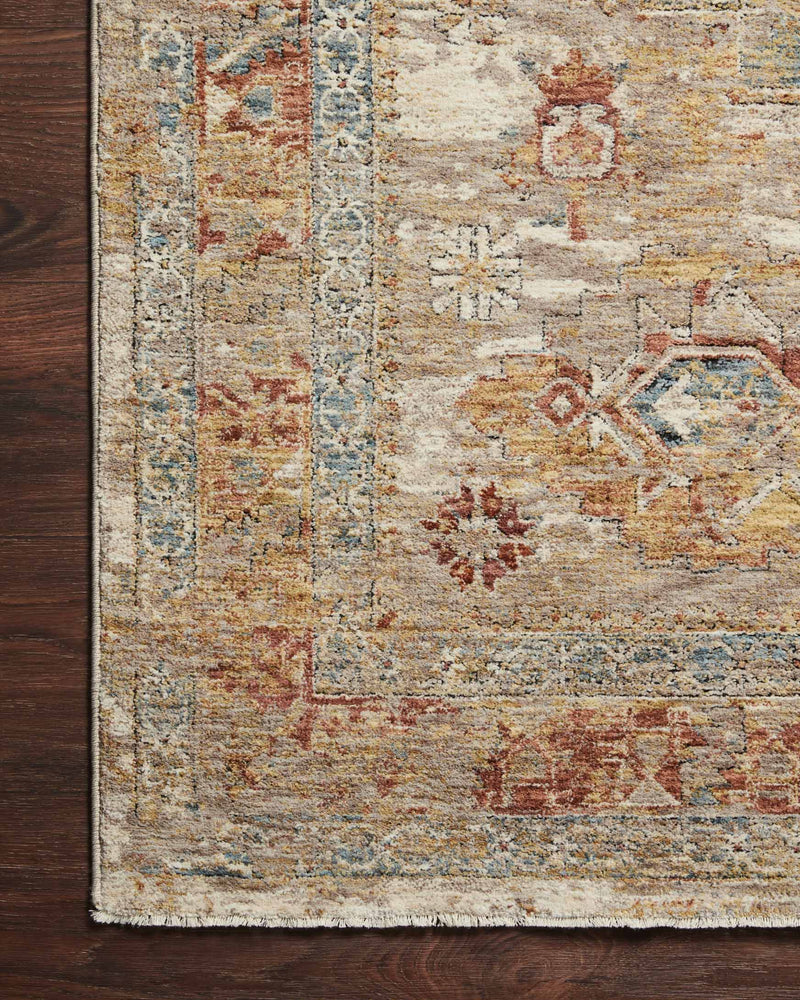 Loloi Gaia Collection - Transitional Power Loomed Rug in Gold & Taupe (GAA-02)