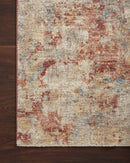 Loloi Gaia Collection - Transitional Power Loomed Rug in Taupe & Brick (GAA-03)