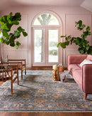 Loloi Giada Collection - Traditional Power Loomed Rug in Grey (GIA-01)