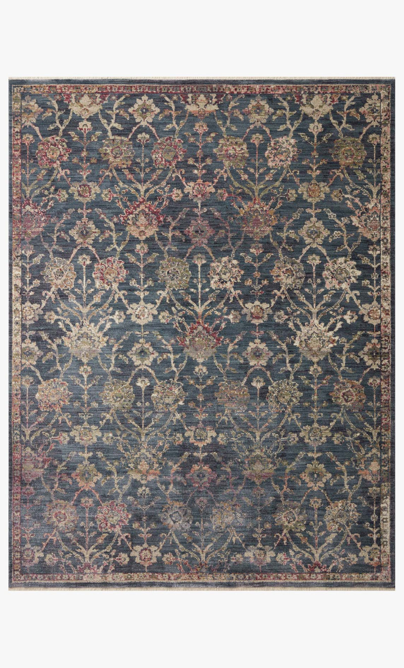 Loloi Giada Collection - Traditional Power Loomed Rug in Navy & Multi (GIA-05)