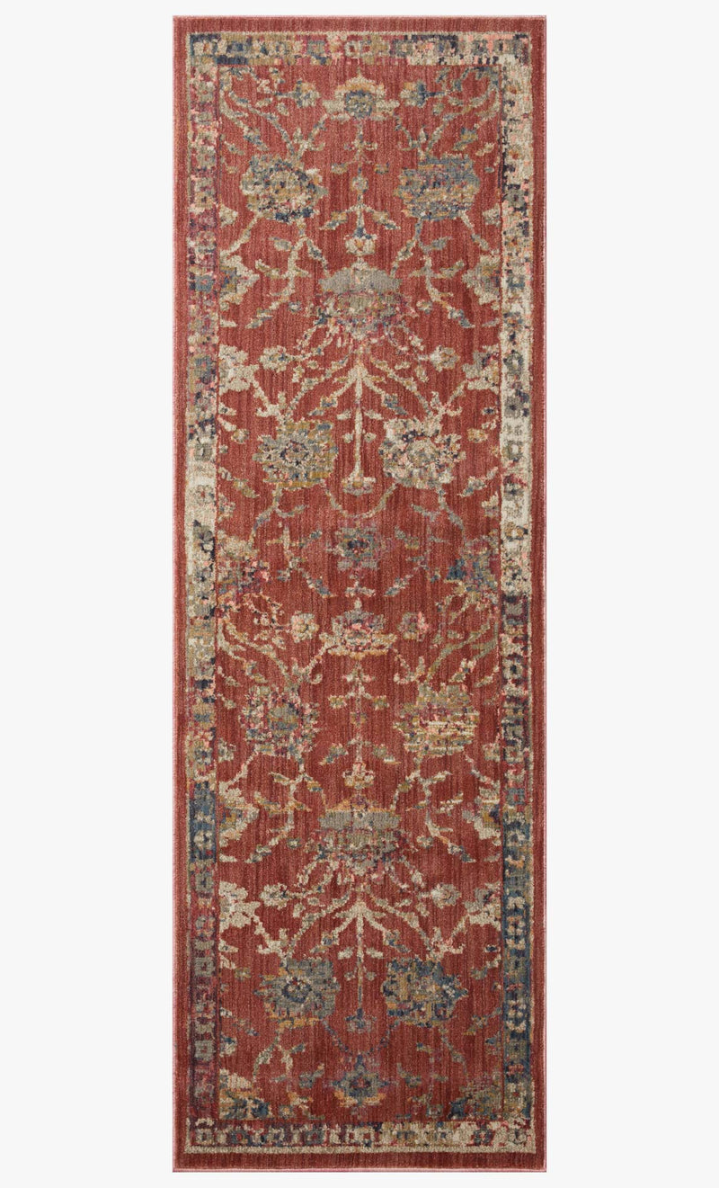 Loloi Giada Collection - Traditional Power Loomed Rug in Red (GIA-05)