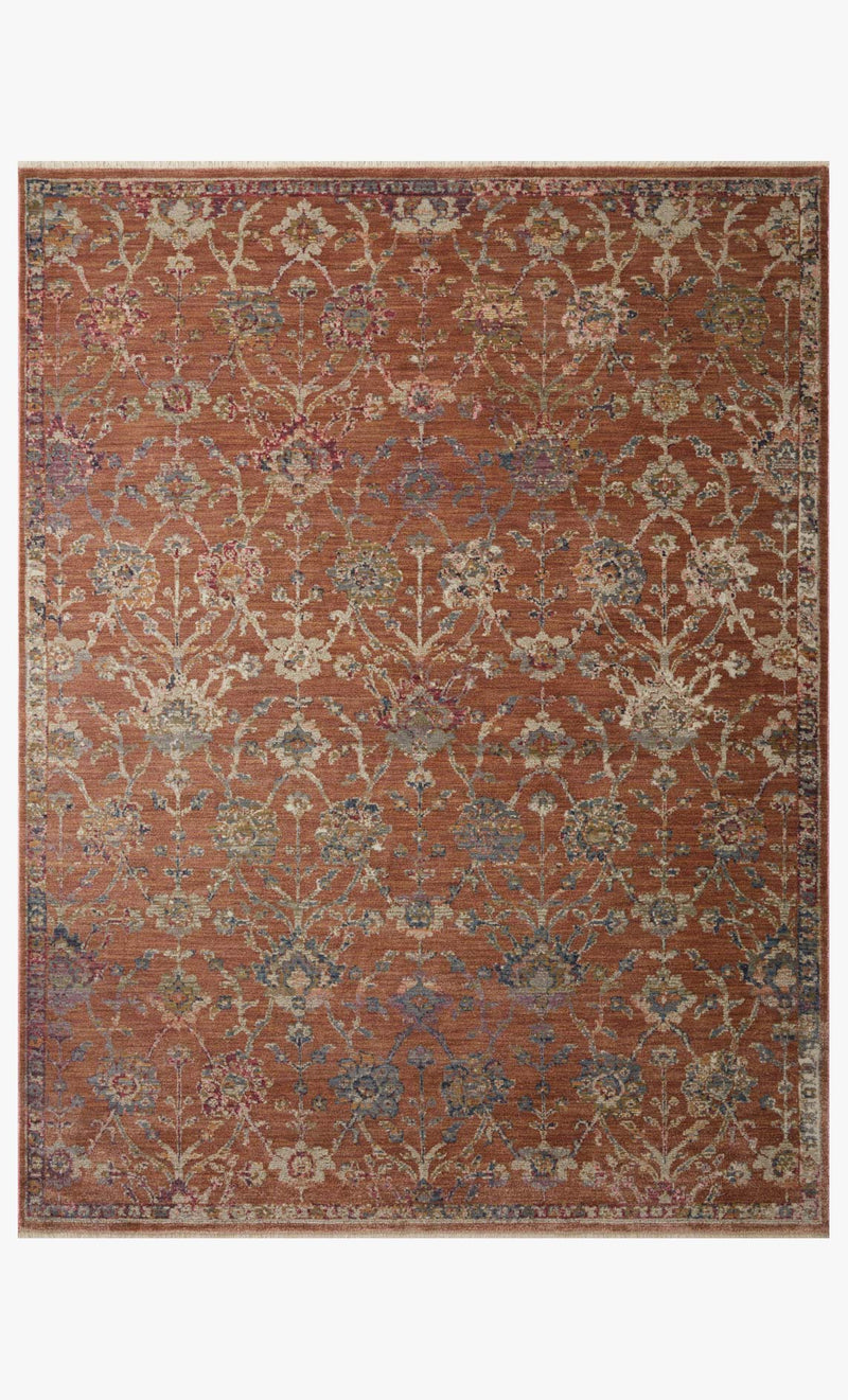 Loloi Giada Collection - Traditional Power Loomed Rug in Terracotta (GIA-05)