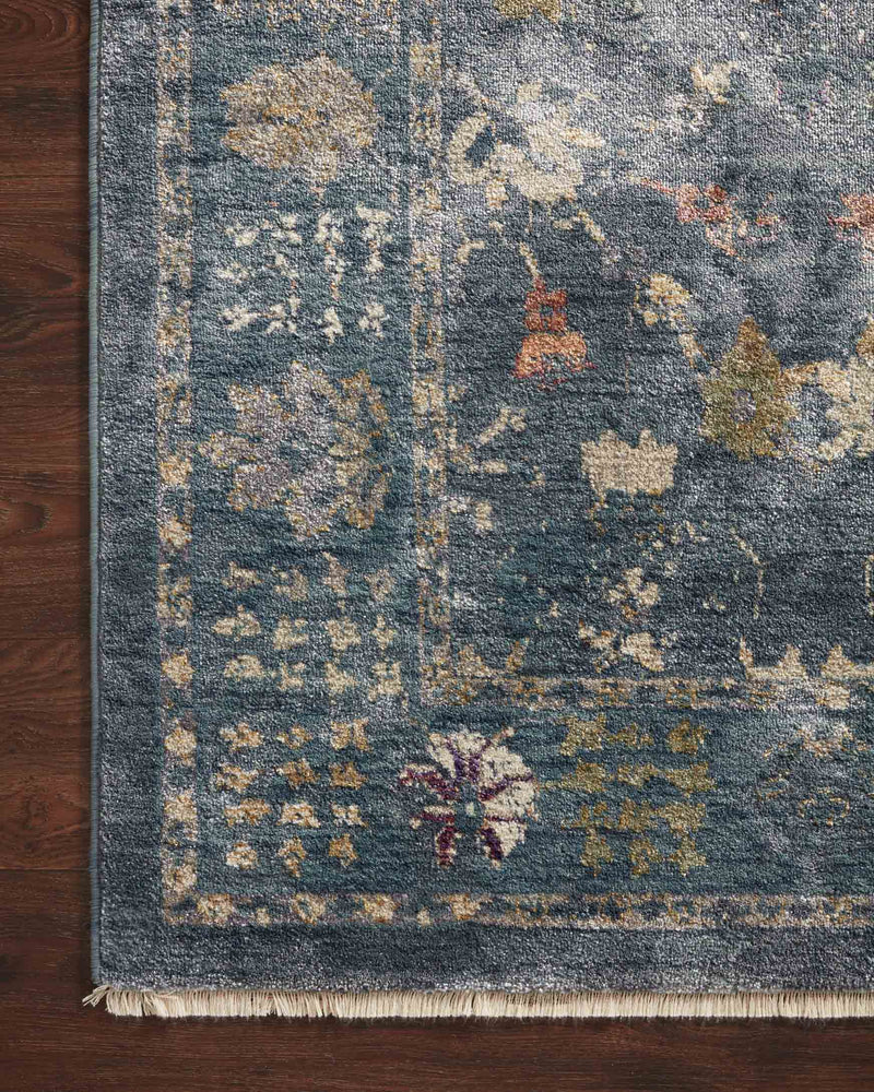 Loloi Giada Collection - Traditional Power Loomed Rug in Denim (GIA-06)