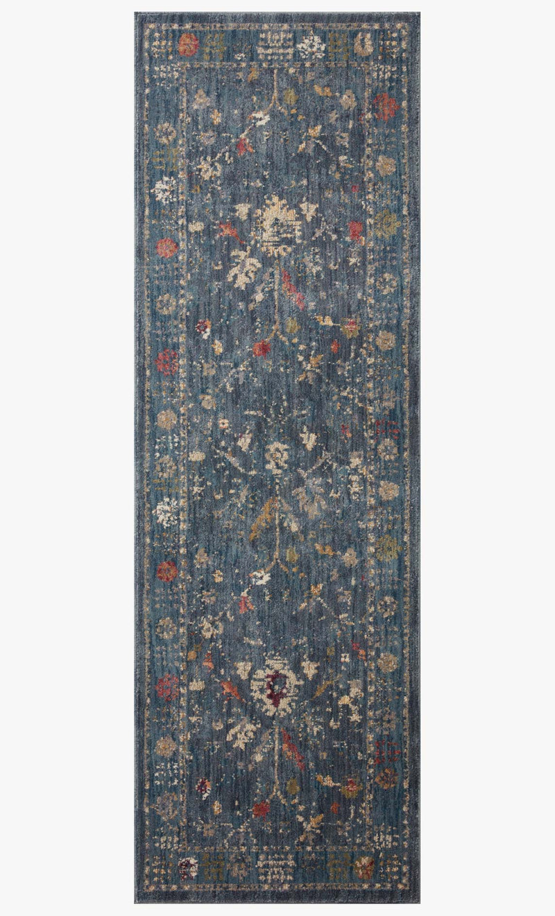 Loloi Giada Collection - Traditional Power Loomed Rug in Denim (GIA-06)