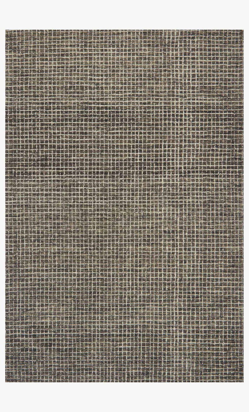 Loloi Giana Collection - Transitional Hooked Rug in Charcoal (GH-01)