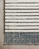 Loloi II Hagen Collection - CONTEMPORARY Power Loomed Rug in White & Ocean (HAG-01)