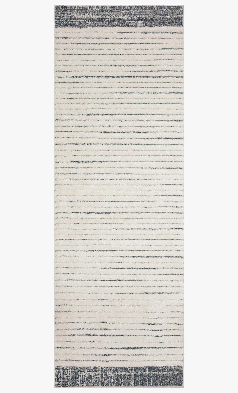 Loloi II Hagen Collection - CONTEMPORARY Power Loomed Rug in White & Ocean (HAG-01)