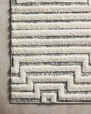 Loloi II Hagen Collection - CONTEMPORARY Power Loomed Rug in White & Sky (HAG-03)