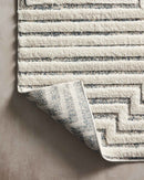 Loloi II Hagen Collection - CONTEMPORARY Power Loomed Rug in White & Sky (HAG-03)