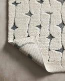 Loloi II Hagen Collection - CONTEMPORARY Power Loomed Rug in White & Navy (HAG-04)