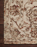 Loloi II Halle Collection - Traditional Hooked Rug in Taupe & Rust (HAE-03)