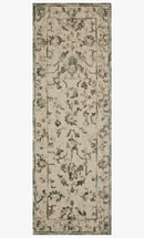 Loloi II Halle Collection - Traditional Hooked Rug in Grey & Sky (HAE-05)
