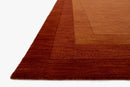Loloi Hamilton Collection - Transitional Hand Loomed Rug in Rust (HM-01)