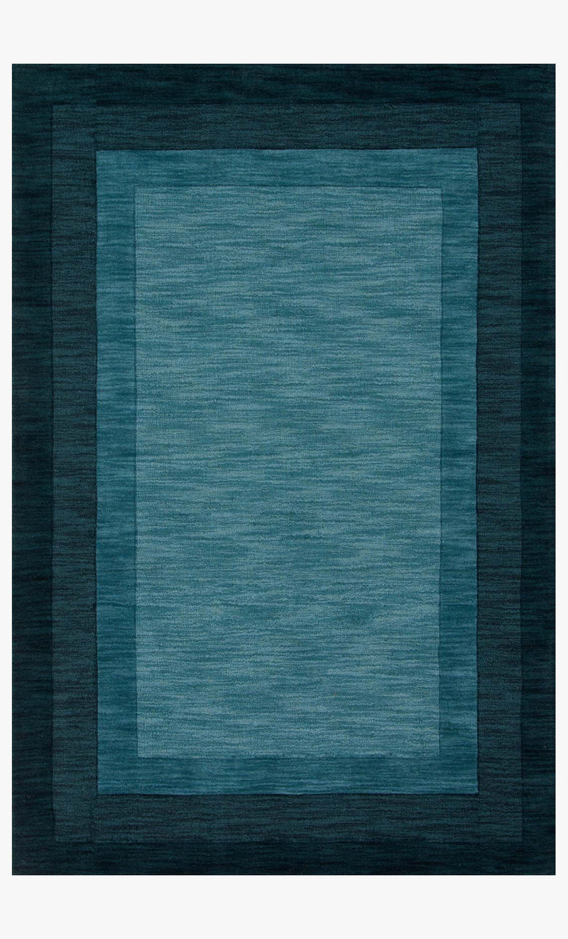 Loloi Hamilton Collection - Transitional Hand Loomed Rug in Teal (HM-01)