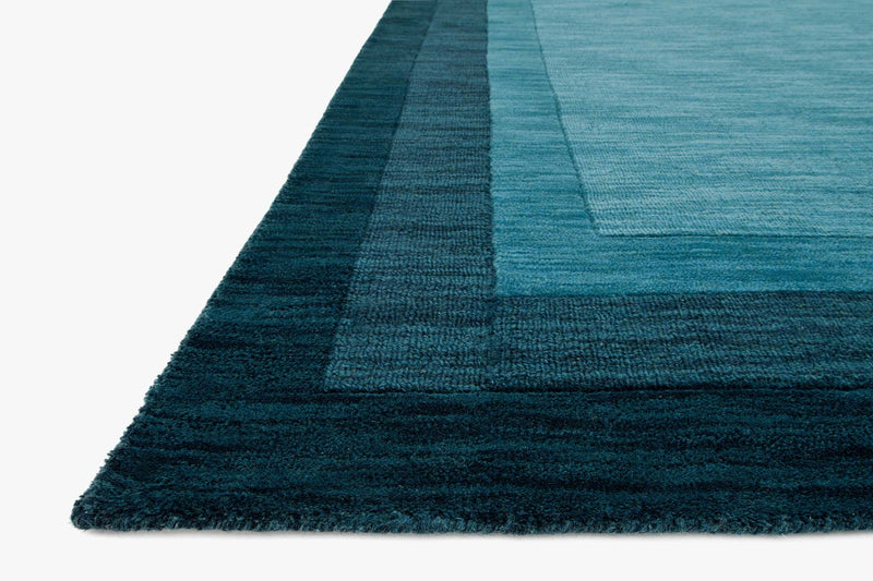 Loloi Hamilton Collection - Transitional Hand Loomed Rug in Teal (HM-01)