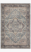 Loloi II Hathaway Collection - Traditional Power Loomed Rug in Navy (HTH-01)