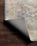 Loloi II Hathaway Collection - Traditional Power Loomed Rug in Denim (HTH-02)