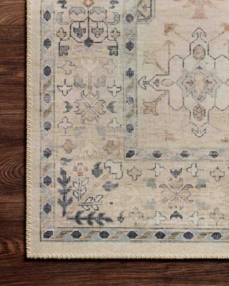 Loloi II Hathaway Collection - Traditional Power Loomed Rug in Beige (HTH-04)