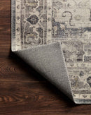 Loloi II Hathaway Collection - Traditional Power Loomed Rug in Steel & Ivory (HTH-05)