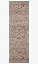 Loloi II Hathaway Collection - Traditional Power Loomed Rug in Blush (HTH-06)