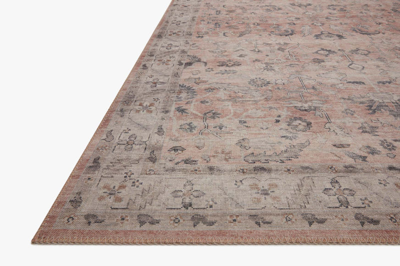 Loloi II Hathaway Collection - Traditional Power Loomed Rug in Blush & Multi (HTH-06)