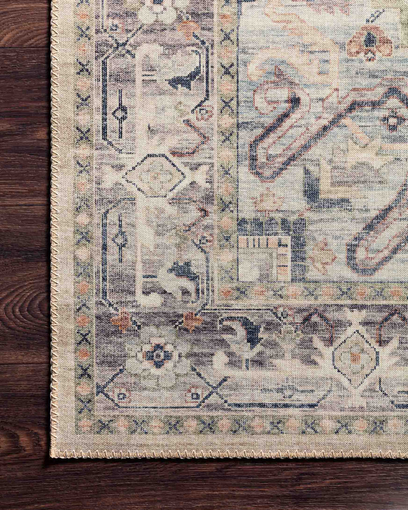 Loloi II Hathaway Collection - Traditional Power Loomed Rug in Multi & Ivory (HTH-07)