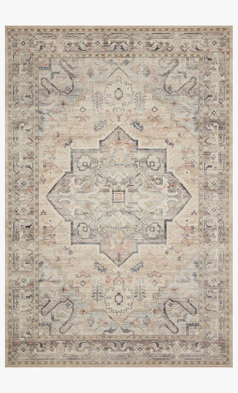 Loloi II Hathaway Collection - Traditional Power Loomed Rug in Multi & Ivory (HTH-07)