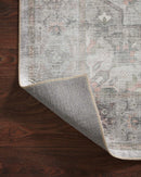 Loloi II Heidi Collection - Traditional Power Loomed Rug in Dove & Blush (HEI-02)