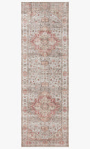 Loloi II Heidi Collection - Traditional Power Loomed Rug in Dove & Spice (HEI-02)