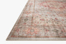 Loloi II Heidi Collection - Traditional Power Loomed Rug in Dove & Spice (HEI-02)
