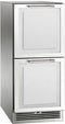Perlick 15-Inch Signature Series Outdoor Built-In Counter Depth Drawer Refrigerator with 2.8 cu. ft. Capacity in Stainless Steel (HP15RM-4-6)