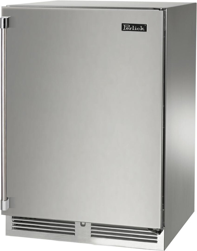 Perlick 24" Signature Series Outdoor Built-In Beverage Center with 5 cu. ft. Capacity Dual Zone in Stainless Steel  (HP24CM-4-1)