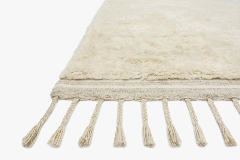 Loloi Hygge Collection - Contemporary Hand Loomed Rug in Oatmeal & Ivory (YG-03)
