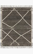 Loloi Iman Collection - Contemporary Hand Knotted Rug in Beige & Charcoal (IMA-02)