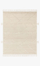 Loloi Iman Collection - Contemporary Hand Knotted Rug in Beige & Ivory (IMA-05)
