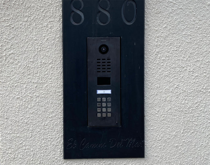 DoorBird D2101KV IP Video Door Station, 1 Call Button in Titanium