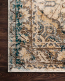 Loloi II Isadora Collection - Transitional Power Loomed Rug in Oatmeal & Bark (ISA-02)