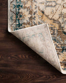 Loloi II Isadora Collection - Transitional Power Loomed Rug in Oatmeal & Bark (ISA-02)