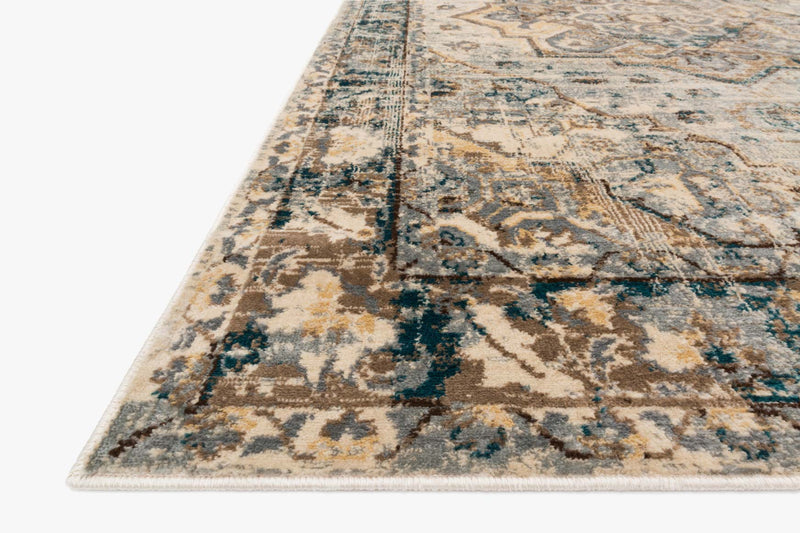 Loloi II Isadora Collection - Transitional Power Loomed Rug in Oatmeal & Bark (ISA-02)