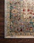 Loloi II Isadora Collection - Transitional Power Loomed Rug in Sand & Steel (ISA-03)