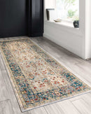 Loloi II Isadora Collection - Transitional Power Loomed Rug in Sand & Steel (ISA-03)