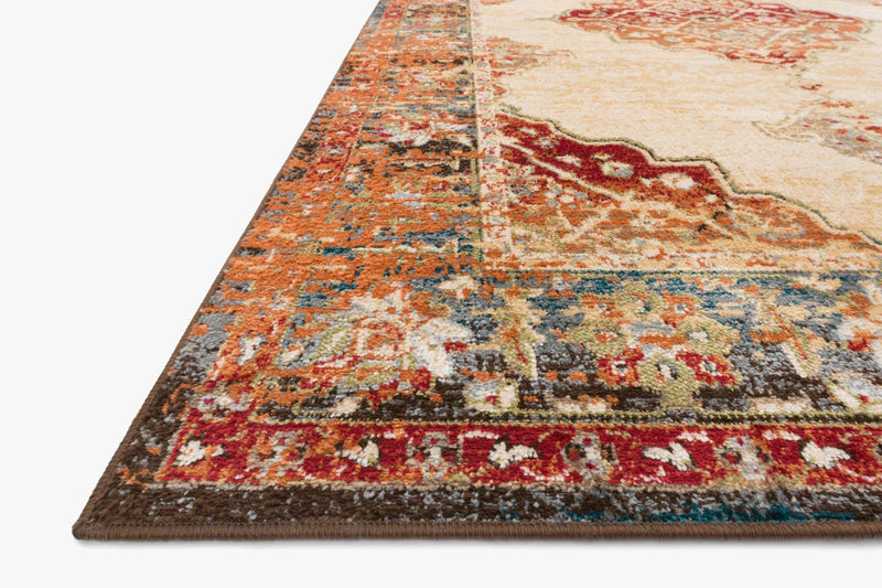 Loloi II Isadora Collection - Transitional Power Loomed Rug in Ant. Ivory & Sunset (ISA-04)