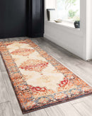 Loloi II Isadora Collection - Transitional Power Loomed Rug in Ant. Ivory & Sunset (ISA-04)