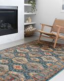 Loloi II Isadora Collection - Transitional Power Loomed Rug in Lagoon (ISA-06)