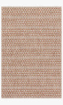 Loloi Isle Collection - Indoor/Outdoor Power Loomed Rug in Beige & Rust (IE-01)
