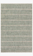 Loloi Isle Collection - Indoor/Outdoor Power Loomed Rug in Grey & Teal (IE-01)