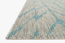 Loloi Isle Collection - Indoor/Outdoor Power Loomed Rug in Mist & Aqua (IE-02)