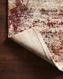Loloi Jasmine Collection - Contemporary Power Loomed Rug in Dove & Rust (JAS-01)