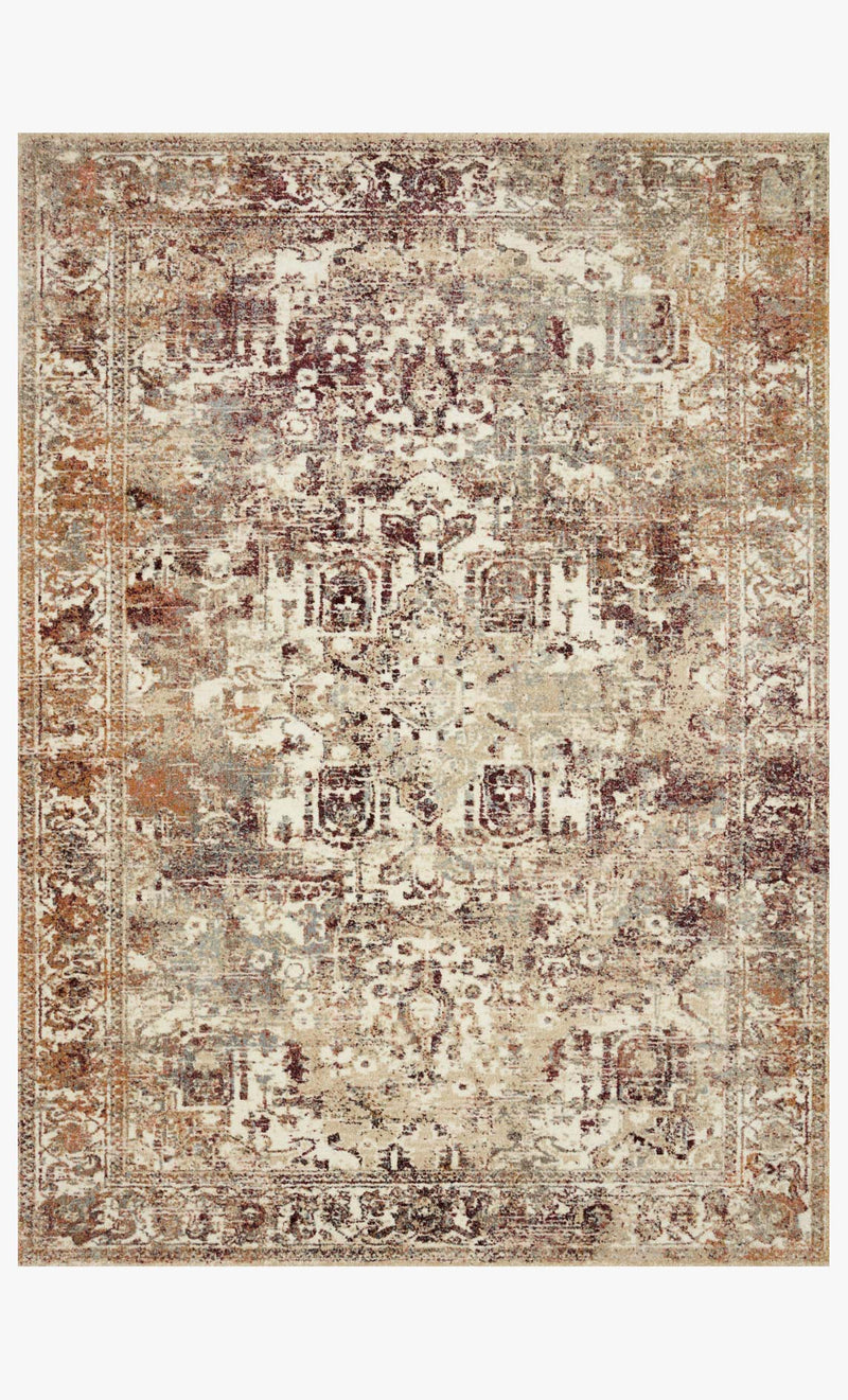 Loloi Jasmine Collection - Contemporary Power Loomed Rug in Ivory (JAS-06)