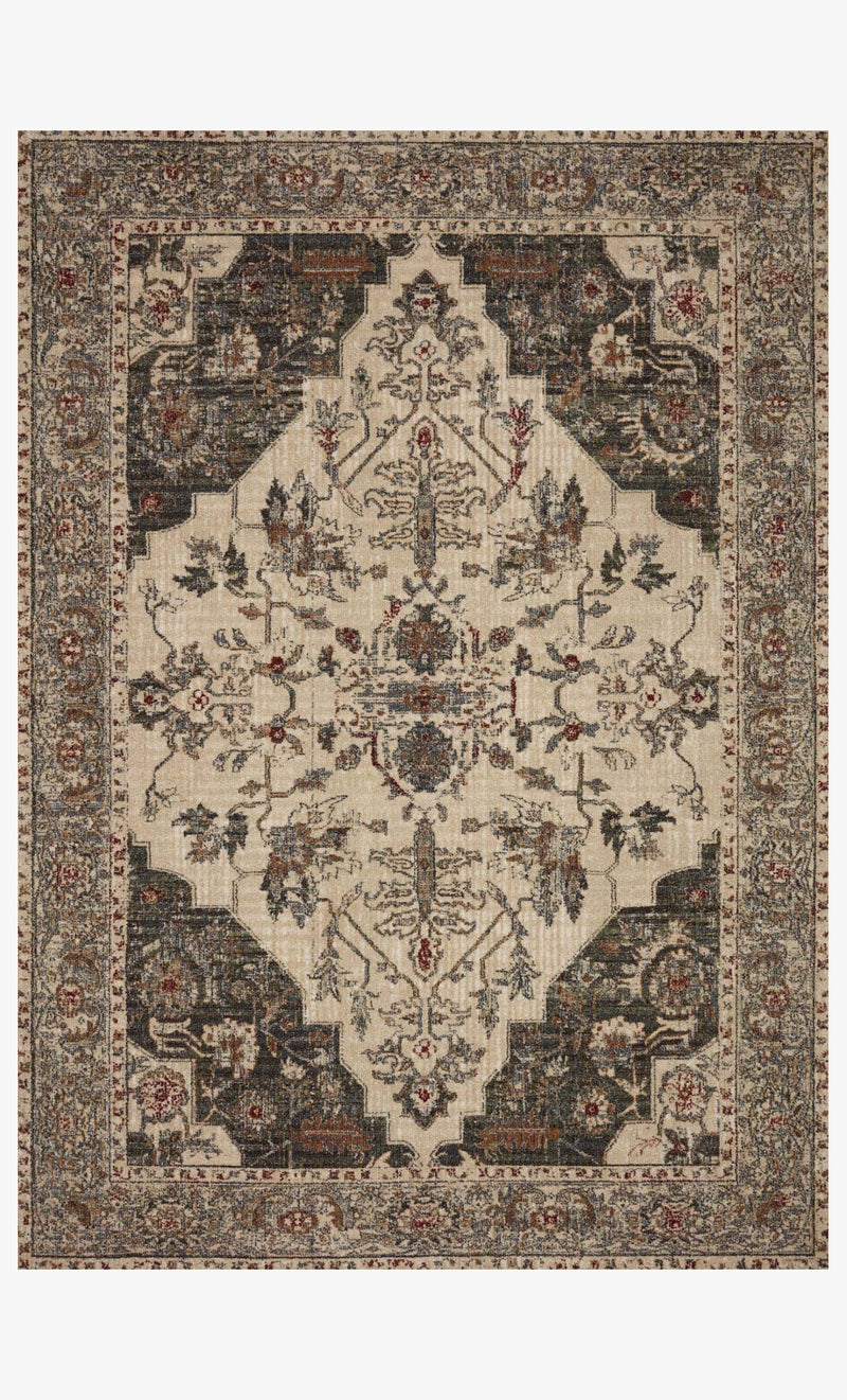 Loloi Jasmine Collection - Contemporary Power Loomed Rug in Dove & Denim (JAS-08)